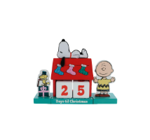 Peanuts Snoopy Charlie Brown Christmas Countdown Calendar Holiday New With Tag