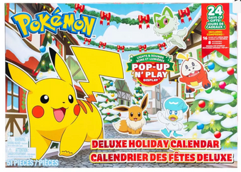 Pokémon Battle Figures Deluxe Advent Calendar Holiday 2024 New With Tag