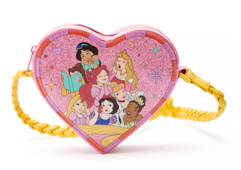 Disney Parks Disney Princess Heart-Shaped Crossbody Bag for Kids New With Tag