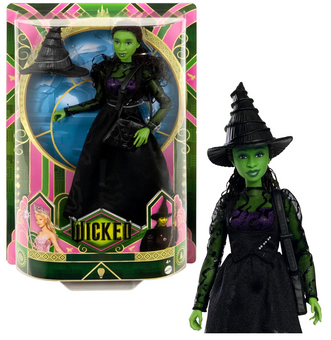 First Edition Mattel Wicked Elphaba Fashion Doll URL Error Misprint Recalled New