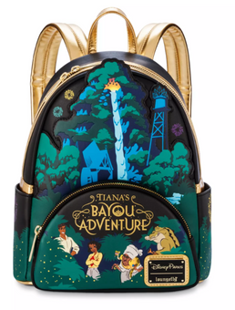 Disney Parks Tiana's Bayou Adventure Loungefly Mini Backpack New With Tag