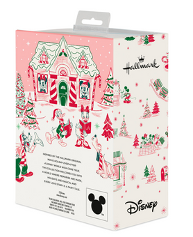 Hallmark Disney Holiday Ever After Mickey Minnie Ornaments Set New With Box