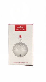 Hallmark 2024 Keepsake Ring in the Season Metal Bell Christmas Ornament New Box