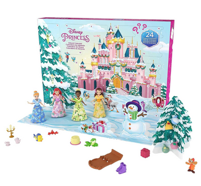 Disney Princess Advent Calendar, 24 Days of Surprises Exclusive New with Box