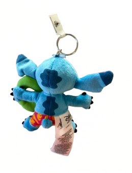 Disney Parks Aulani Resort Hawaii Stitch Keychain Plush Toy New With Tag