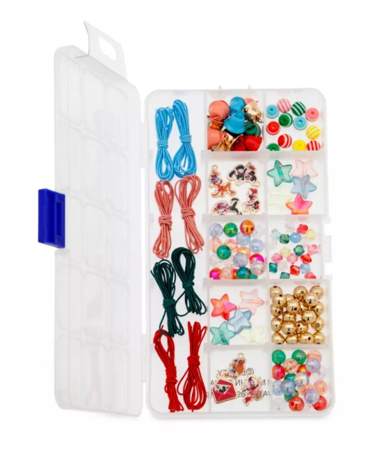 Disney Parks Mickey Friends Santa's Elf Squad Holiday DIY Bracelet Kit New w Tag