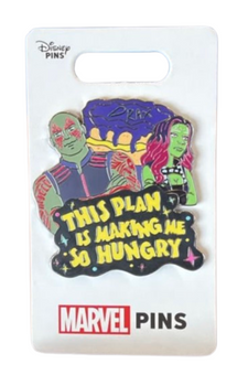 Disney Parks Guardians of Galaxy Plan Making Me So Hungry Pin New With Tag