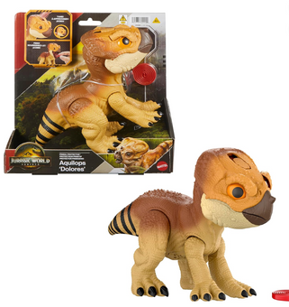 Jurassic World Rebirth Primal Protector Aquilops Dolores Dinosaur Toy New W Box