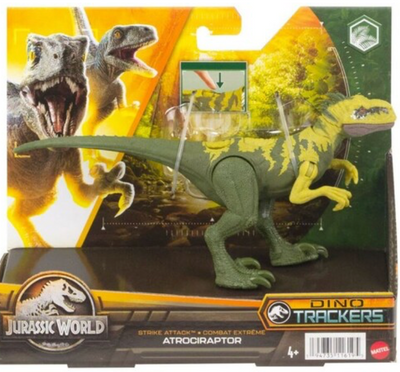 Mattel Jurassic World Dinosaur Figure Dino Trackers Atrociraptor New With Box