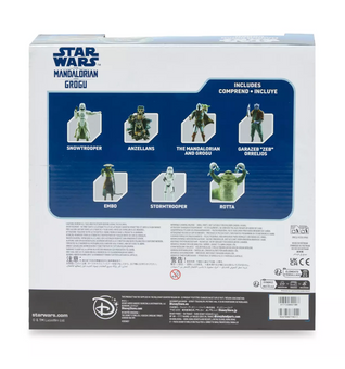 Disney Parks Star Wars The Mandalorian and Grogu Figure Set Playset Play Set New