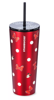 Disney Parks Minnie Mouse Stainless Steel Starbucks Tumbler WDW New With Tag