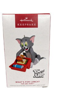 Hallmark 2023 Keepsake Tom Jerry What's for Lunch? Christmas Ornament New w Box