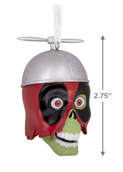 Hallmark Marvel Deadpool Headpool Christmas Tree Ornament New With Box
