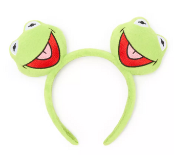 Disney Parks Kermit Plush Ear Headband for Adults – The Muppets New with Tag