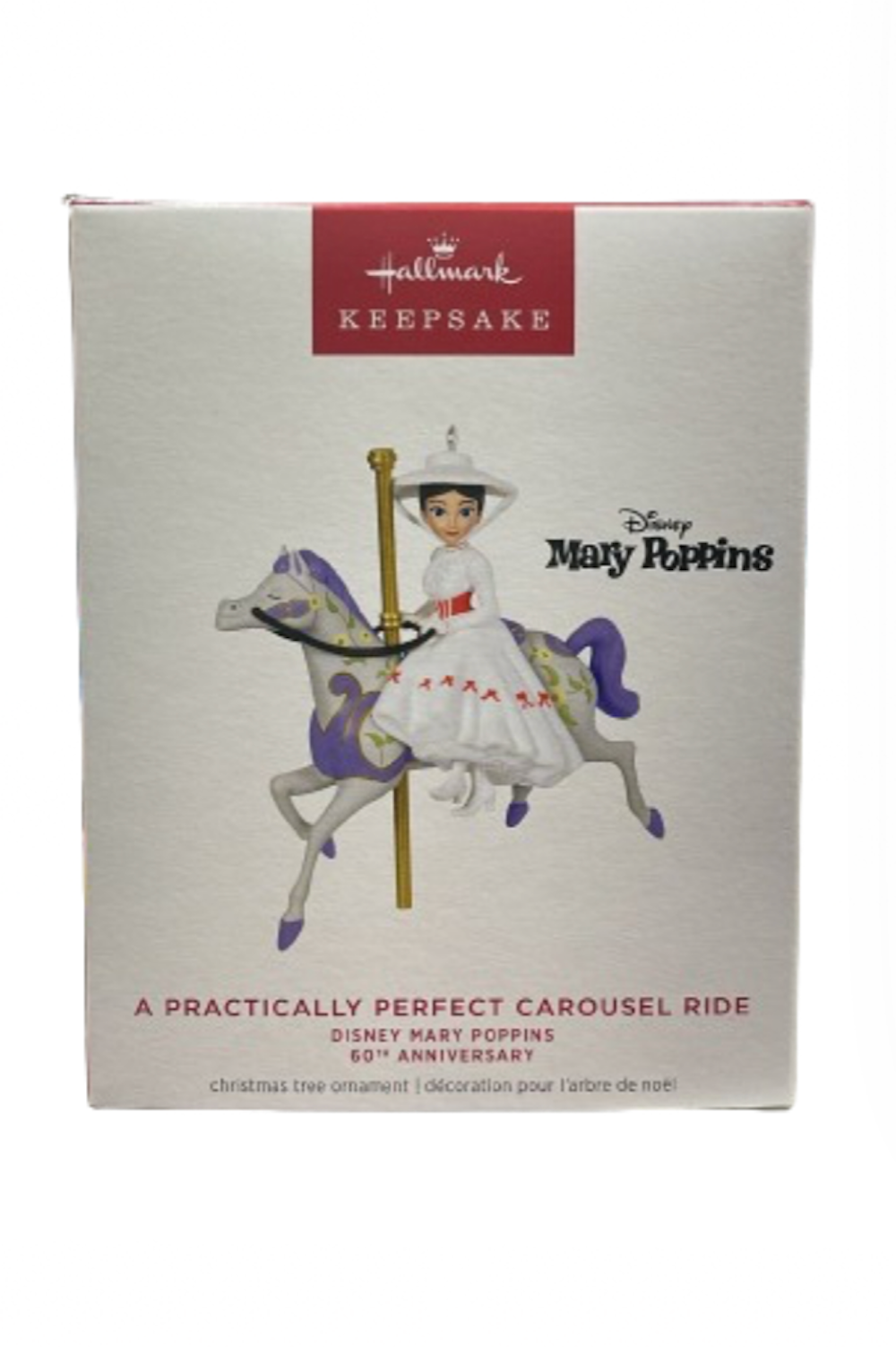Hallmark 2024 Keepsake 60th Mary Poppins Carousel Christmas Ornament New w Box