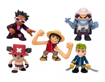 One Piece Mini Figure 5-pack Toy New With Tag