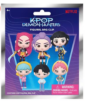 Kpop Demon Hunters Blind Bag Clip (Character May Vary) Toy New with Tag