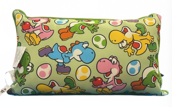 Universal Studios SUPER NINTENDO WORLD Mario Kart Yoshi Throw Pillow New W Tag