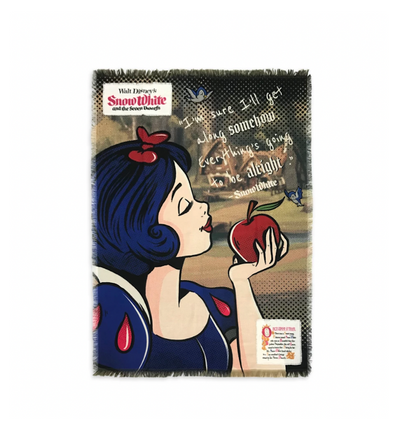 Disney Snow White I'm sure I'll get along somehowTapestry Throw Blanket New