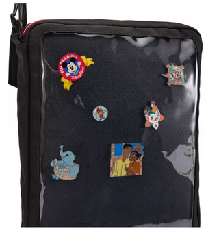 Disney Parks Mickey Mouse Disney Parks Pin Trading Case Bag Black New with Tag