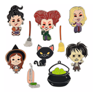Disney Parks Halloween 2023 Hocus Pocus 30th Mystery Pin Blind Pack New with Box