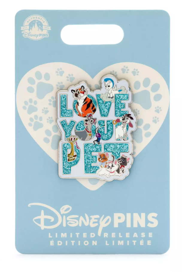 Disney Parks Love Your Pet Limited Edition Pin New With Card