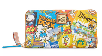 Disney Parks Donald Duck Dooney & Bourke Wristlet Wallet – 90th New With Tag