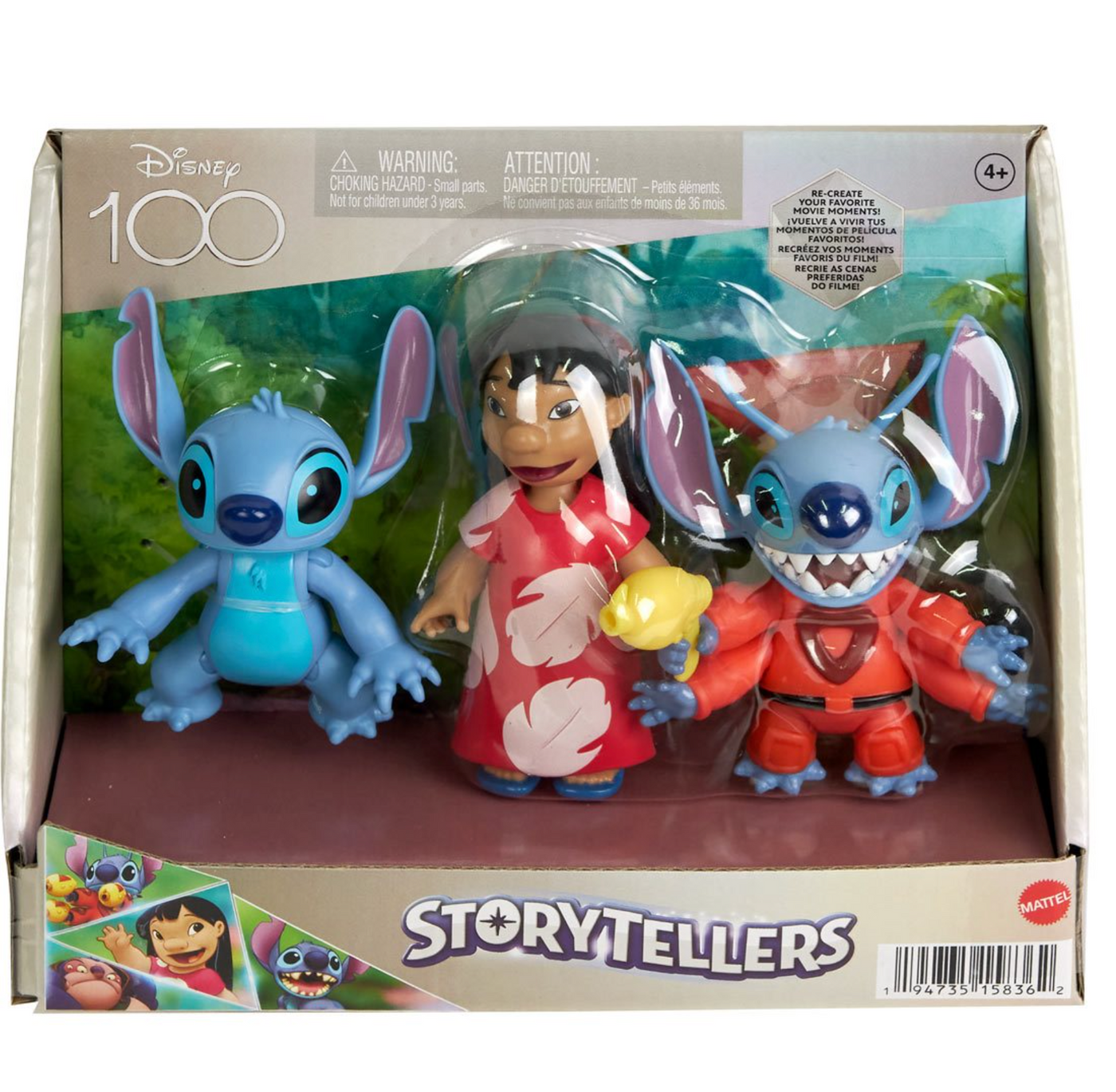 Disney Disney 100 Celebration Lilo and Stitch Story Tellers Action Figure New