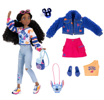 Disney ily 4EVER Inspired Stitch Dark Hair Fashion Doll Accessories Two Outfits