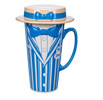 Disney Parks The Dapper Dans Dapper Dan Mug with Lid Ceramic Coffee Mug New