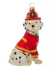 Robert Stanley Dalmatian Fire Dog Glass Christmas Ornament New with Tag