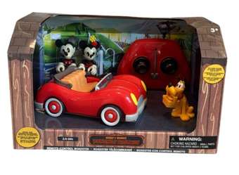 Disney Pluto Mickey Minnie's Runaway Railway Remote Control Roadster Set New Box