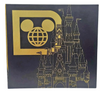 Disney Parks Cinderella Castle WDW Photo Album Black/Gold New With Tag
