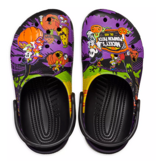 Disney Parks Mickey Mouse & Friends Halloween Clogs Crocs Kids C10 New With Tag