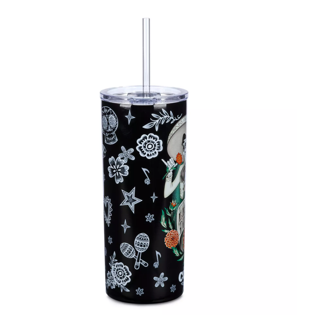 応援グッズ coco Disney Parks Pixar Coco Ernesto De La Cruz Tumbler with Straw New