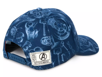 Disney Parks Marvel Avengers 60th Baseball Cap Hat Heroes & Villains New W Tag