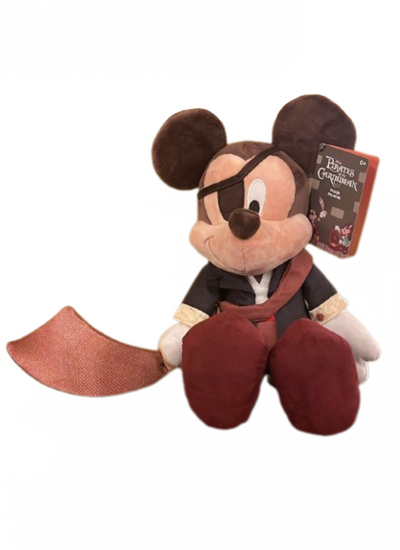 Disney Parks Pirates of the Caribbean Mickey Plush New with Tag