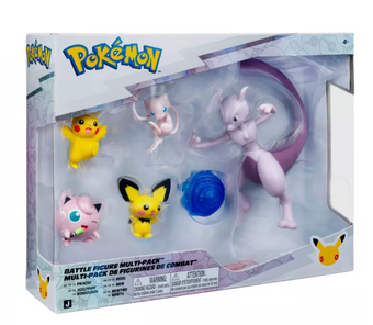 Pokémon Battle Fig 30th Anniversary Multipack - 5pk Toy New With Box