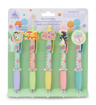 Disney Parks It is a Small World Gel Pen Set New with Tag