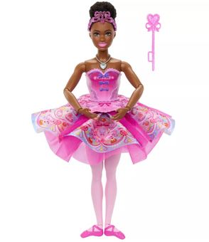 Barbie in the Nutcracker Sugar Plum Doll with Tutu and Ballerina Accessories Toy