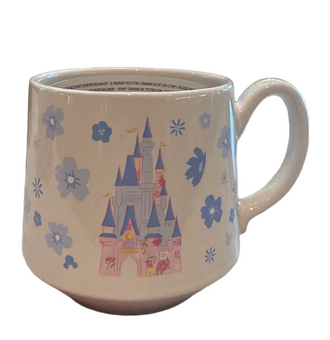 Disney Parks WDW Castle Floral Coffee Mug New with Tag