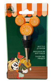 Disney Parks Mickey Minnie Mouse Icon Strawberry Oranges Bottle Stopper New Tag