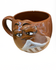M&M's World Brown Character 3D Sculpted Coffee 18oz Mug New
