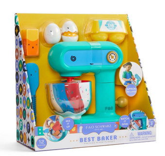 FAO Schwarz Best Baker Pretend Mixer Playset New With Box