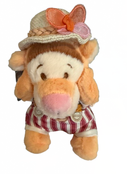 Disney Parks Spring Tigger Plush Keychain Bag Charm Winnie The Pooh Picnic New