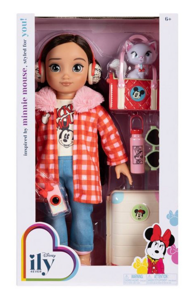 Disney ILY 4ever Minnie 18" Doll + Large Accesory Set New With Box