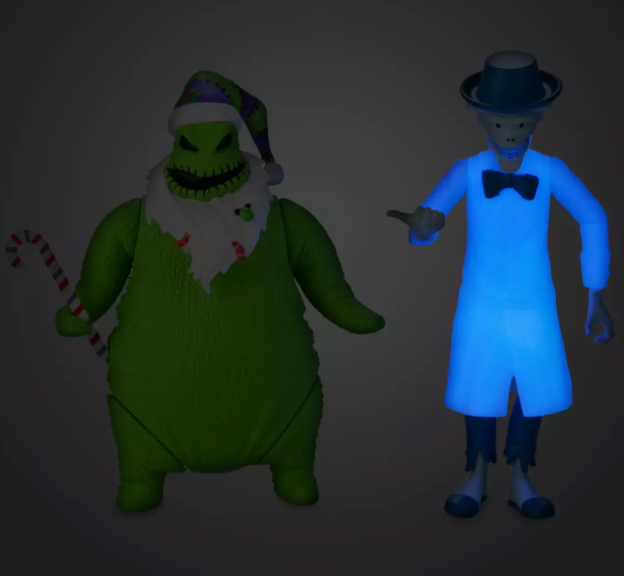 Disney Parks Oogie Boogie and Ezra Action Figure Set Haunted Mansion Holiday New
