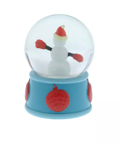 Disney 100 Retro Reimagined Holiday Marvel Spider-Man Snowman Snow Globe New