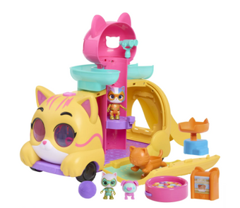 Disney Junior SuperKitties Purr ‘N’ Go Playset and Figures Toy New with Tag