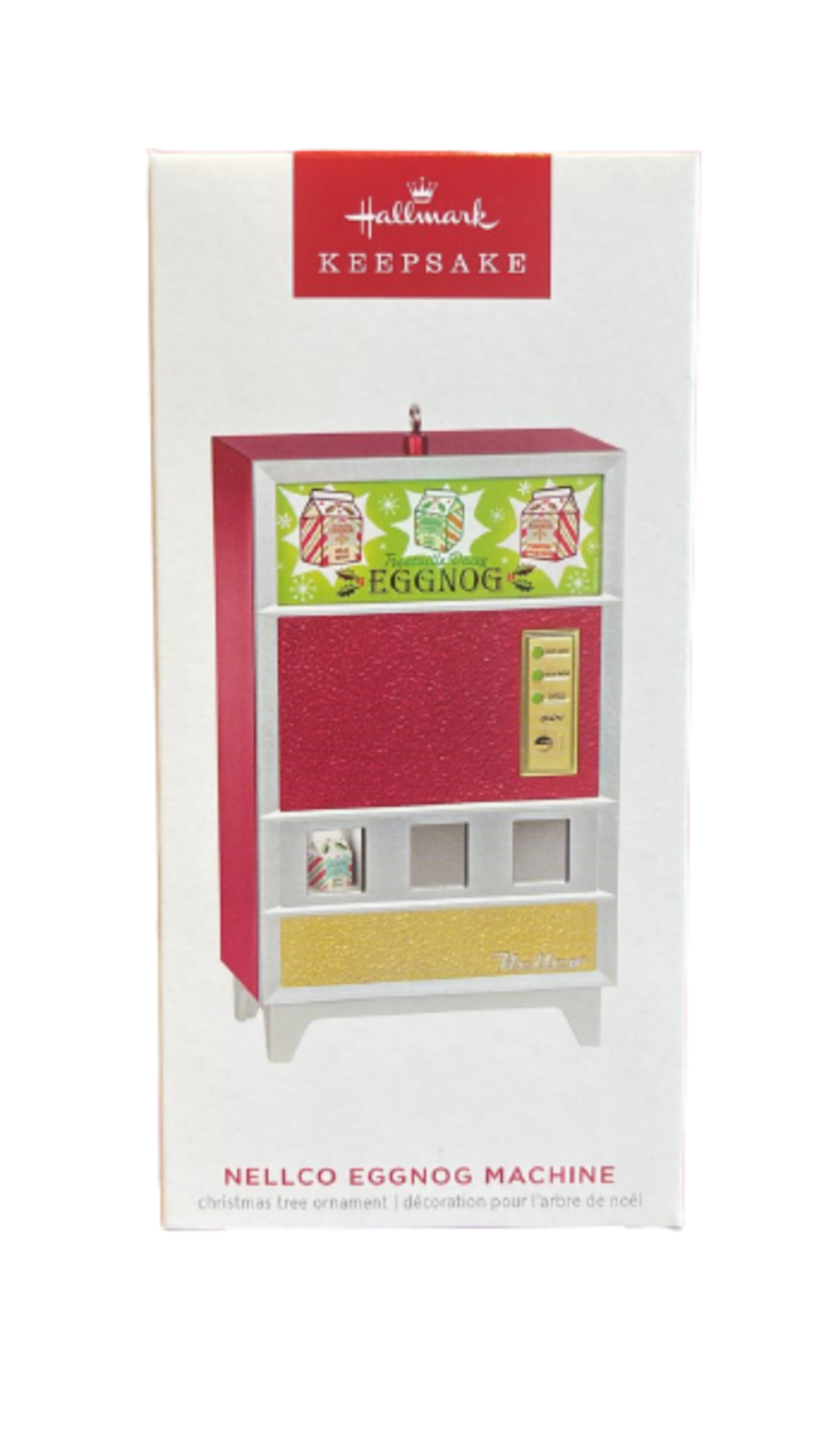 Hallmark 2023 Keepsake Nellco Eggnog Machine Musical Christmas Ornament New Box